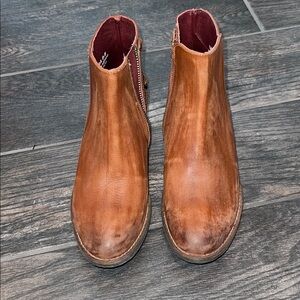 Women’s Brown Leather Ankle Boots